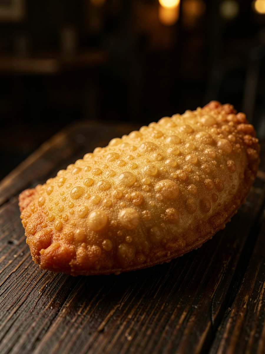 Pastéis dourados de feira